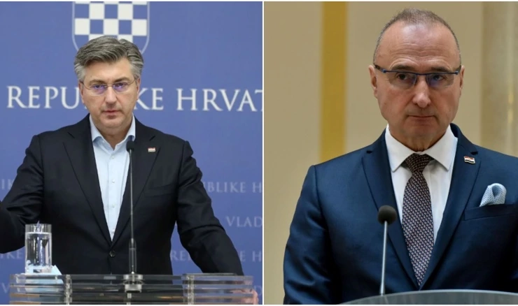 Andrej Plenković i Gordan Grlić Radman