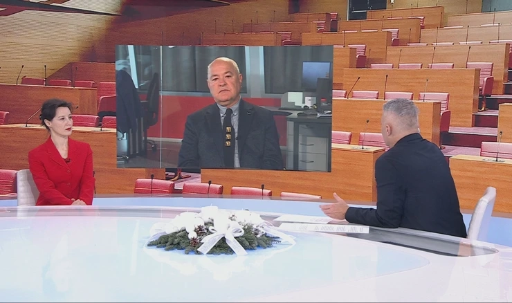 Dalija Orešković, saborska zastupnica stranke DOSiP i dr. Damir Biloglav, saborski zastupnik „Dom i nacionalno okupljanje"