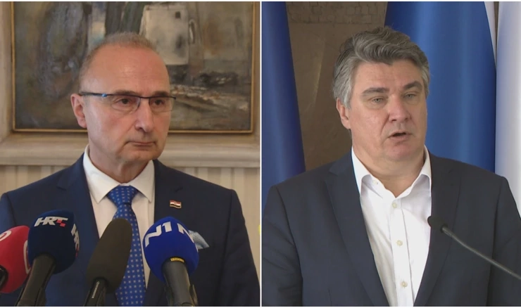 Gordan Grlić Radman i Zoran Milanović