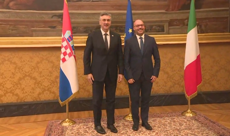 Premijer Plenković u službenom posjetu Italiji