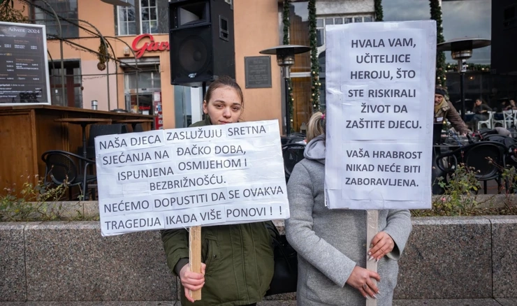 Prosvjed za sigurnost u odgojno-obrazovnim ustanovama