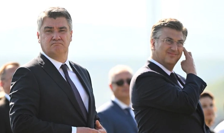 Predsjednik Milanović i premijer Plenković