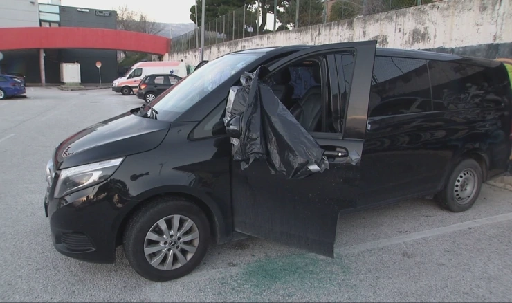 Oštećeno vozilo u Splitu