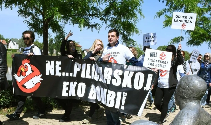 Prosvjed protiv izgradnje klaonice