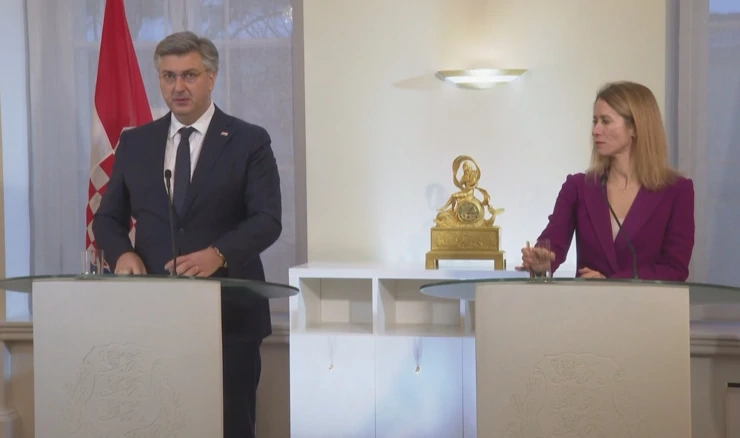 Andrej Plenković i Kaja Kallas