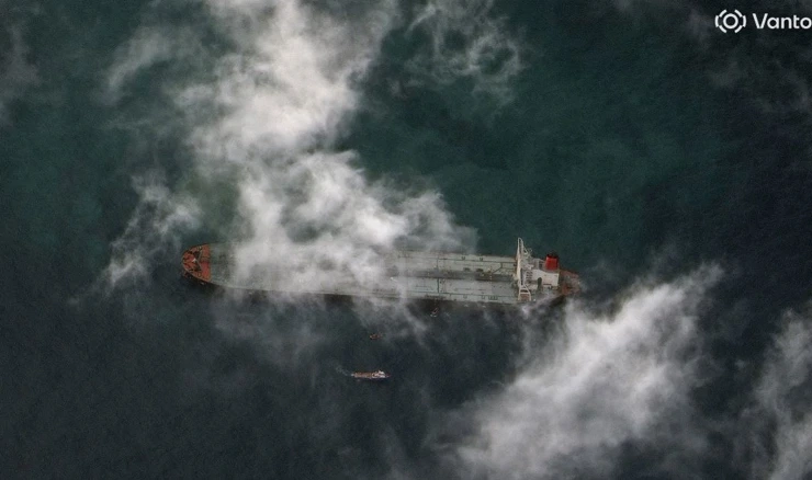 Satelitska snimka broda Skipper