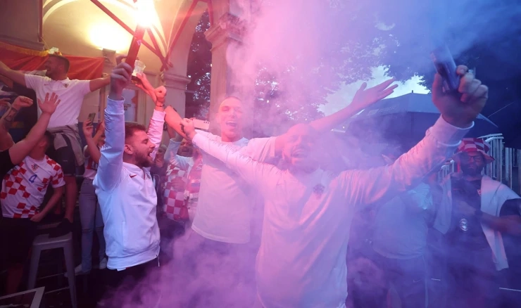 Atmosfera  u Hamburgu uoči utakmice s Albanijom