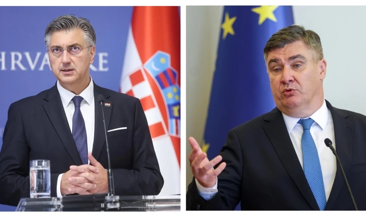 Andrej Plenković i Zoran Milanović