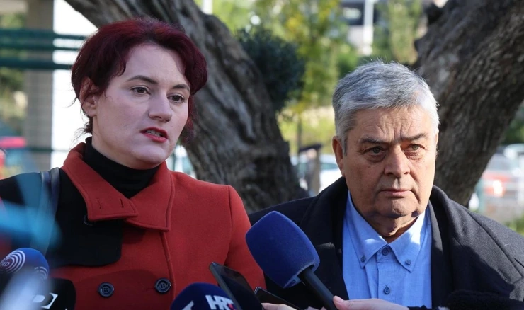 Marina Kovačević i Mate Buljubašić iz Građanske inicijative Split je naš!