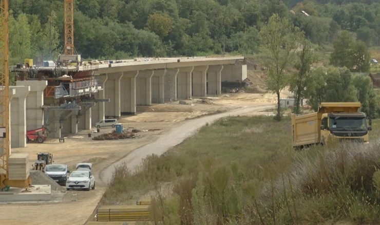 Gradnja pruge od Križevaca do granice sMađarskom
