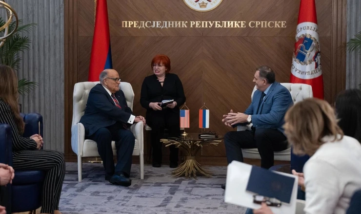 Rudy Giuliani i Milorad Dodik
