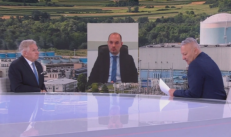 Ivica Jakić i Boštjan Pišotek u emisiji "Studio 4"