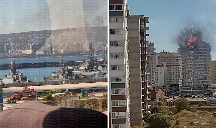 Ukrajinski napad na Novorosijsk