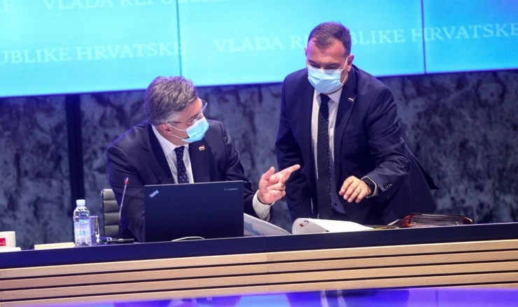 Premijer Andrej Plenkvoić i ministar Vili Beroš, arhivska fotografija