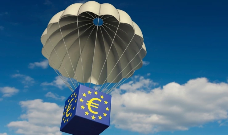 Ilustracija novac iz EU fondova