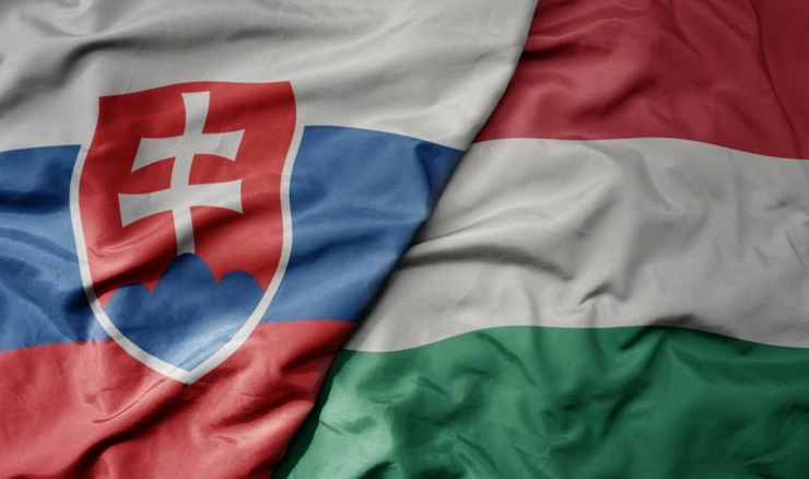 Slovačka i Mađarska zastava