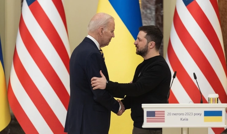  Joe Biden, Volodimir Zelenski