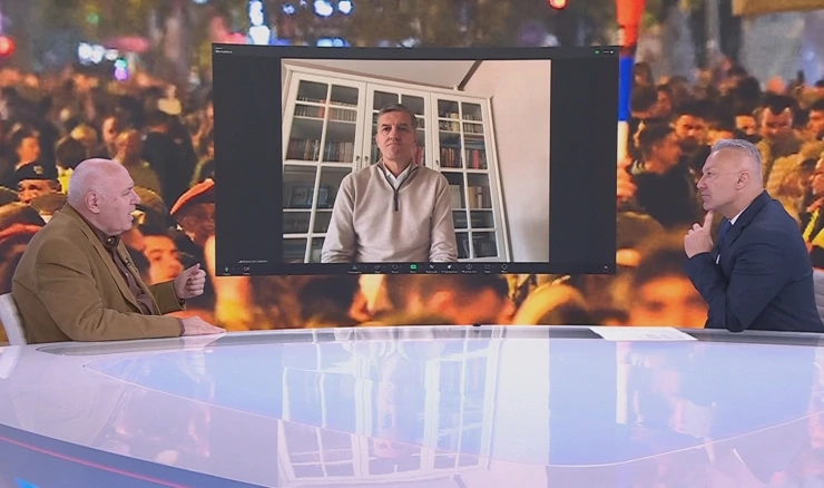 Prof. Žarko Puhovski i Vladimir Terzić u Studiju 4