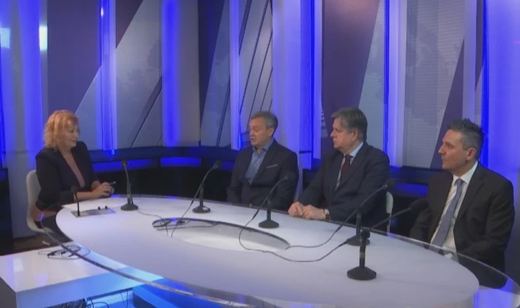 Zdenko Adrović, Damir Novotny i Hrvoje Stojić u emisiji U mreži Prvog