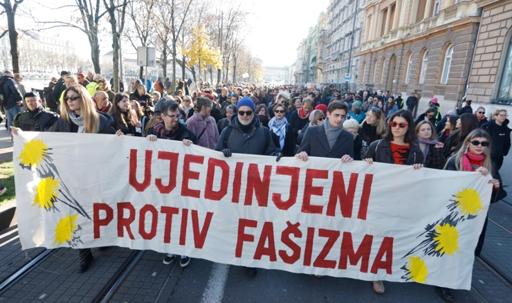 Prosvjedni marš u Zagrebu 