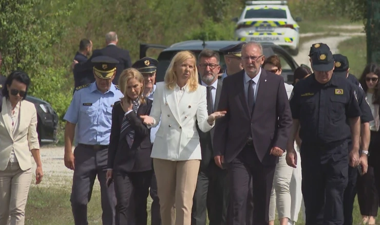 Slovenska ministrica Tatjana Bobnar i ministar Davor Božinović