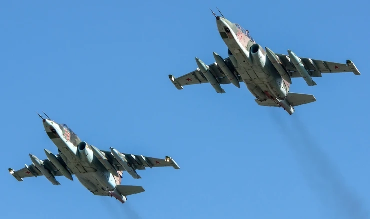Ilustracija, avion Su-25