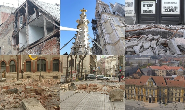 Razmjeri štete od potresa u Zagrebu