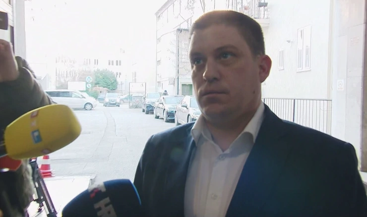 Ministar Oleg Butković uoči sjednice Predsjedništva HDZ-a