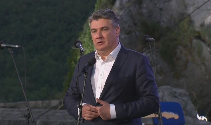 Zoran Milanović u Kninu 