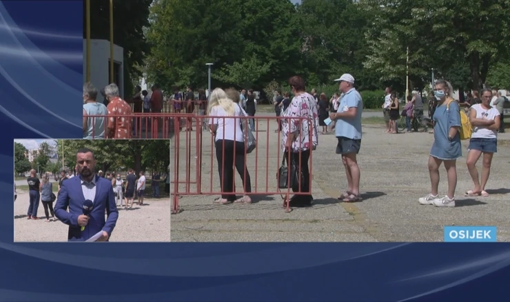  U Osijeku se danas bez najave može cijepiti u dvorani Zrinjevac