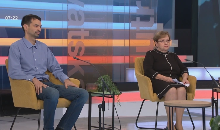 Višnja Fortuna i Igor Knežević u emisiji "Dobro jutro, Hrvatska"