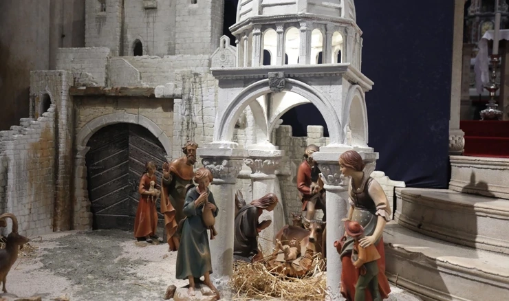 Jaslice u katedrali svetog Jakova u Šibeniku