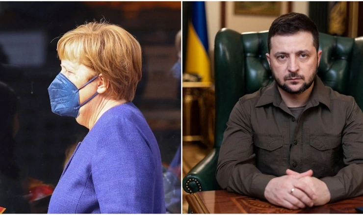 Merkel na kritiku Zelenskog odgovorila da stoji uz odluke NATO