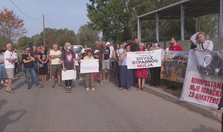 Stanovnici Podravlja prosvjeduju zbog smrada iz kompostane