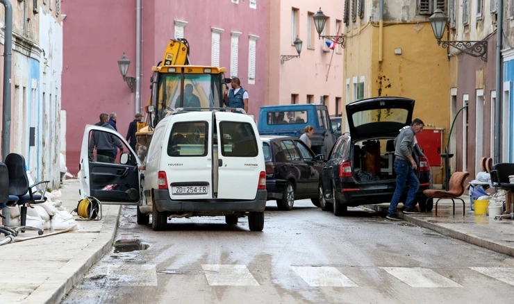 Posljedice poplava u Obrovcu 
