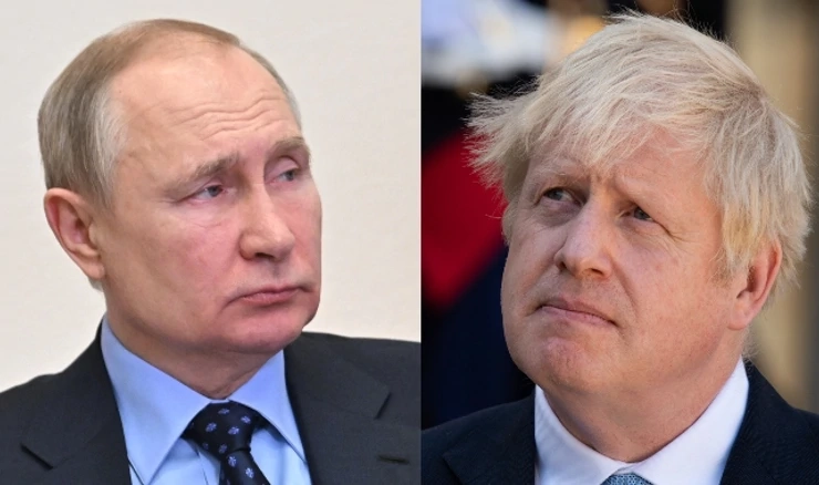 Vladimir Putin i Boris Johnson