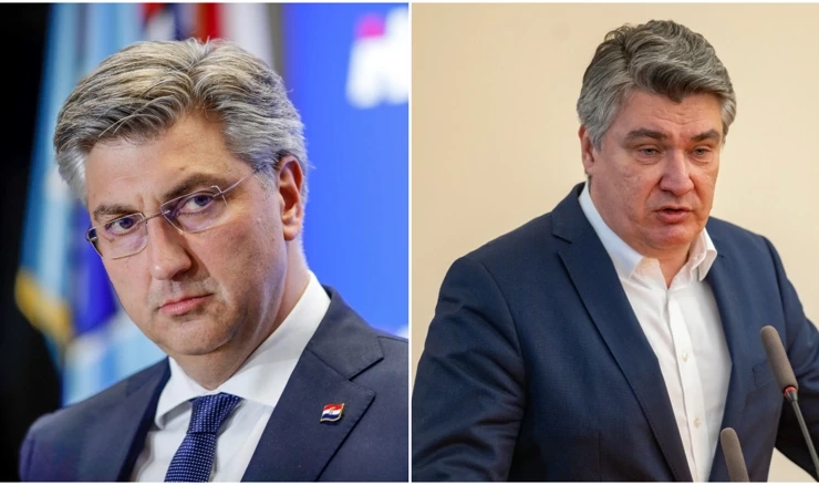 Andrej Plenković i Zoran Milanović