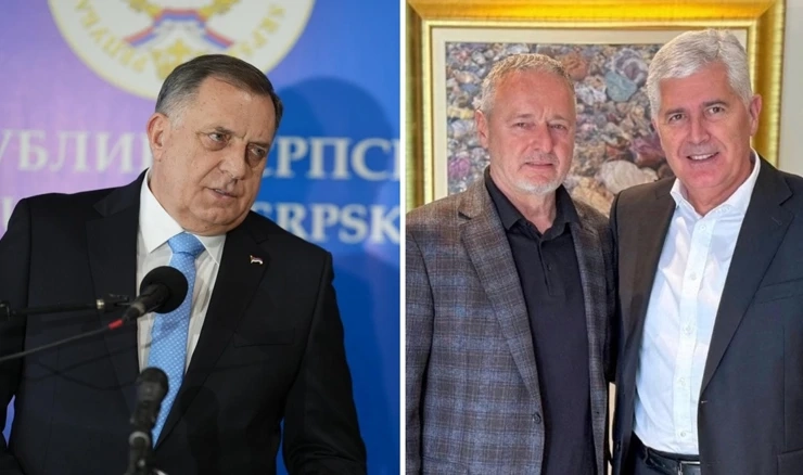 Milorad Dodik / Marko Perković Thompson i Dragan Čović