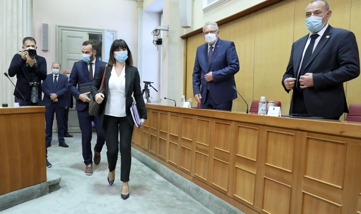 Ministar Davor Božinović u Hrvatskom saboru 
