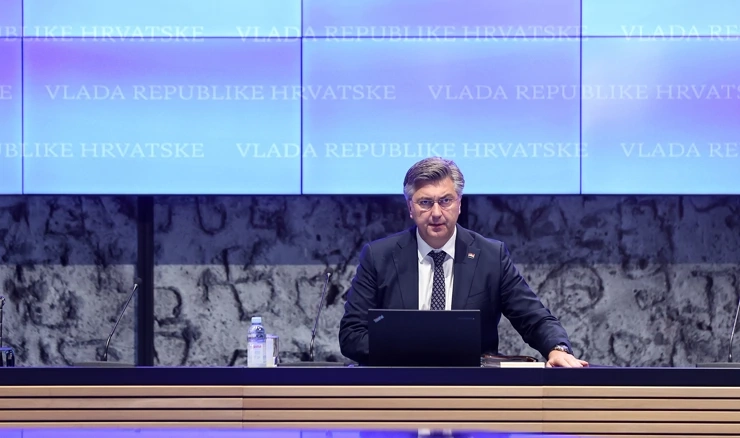 Premijer Plenković na sjednici Vlade