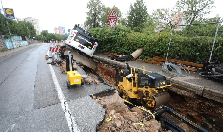 Posljedice nevremena u Vukovarskoj ulici