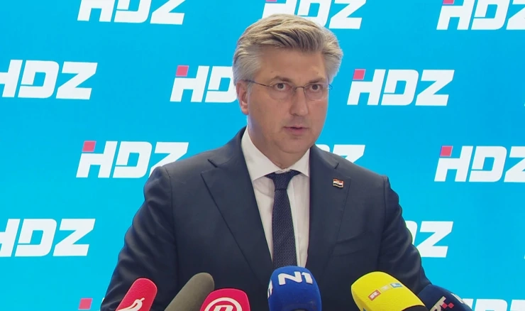 Predsjednik HDZ-a i Vlade Andrej Plenković