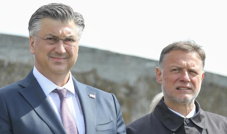 Andrej Plenković i Gordan Jandroković