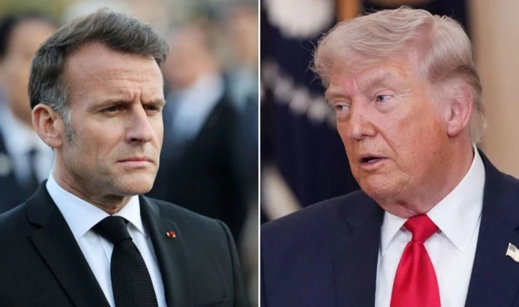Emmanuel Macron, Donald Trump 