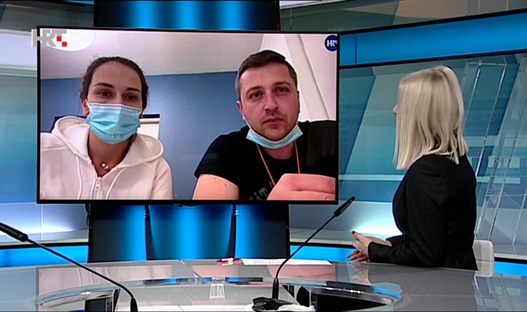 Kiarini roditelji, Matea i Valentino Goršić