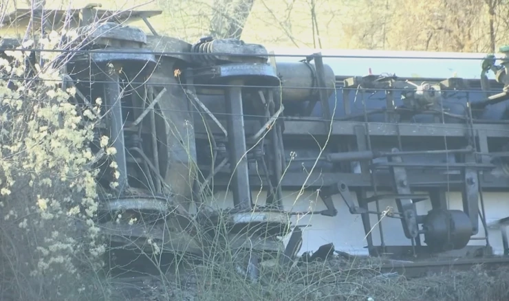 Iskliznuće vlaka s amonijakom kod Pirota u Srbiji