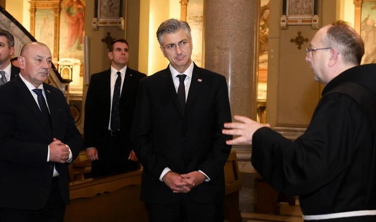 Andrej Plenković u Vatikanu