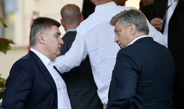Zoran Milanović i Andrej Plenković