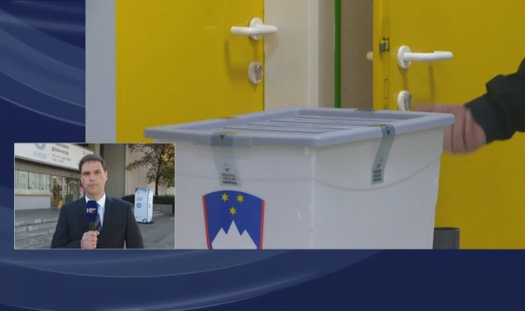 Javljanje iz Ljubljane za Dnevnik u podne