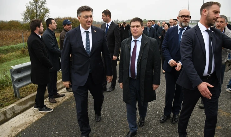 Ministar Oleg Butković i premijer Andrej Plenković
